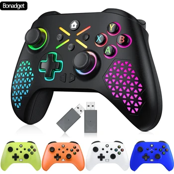 For Xbox One 2.4G/Series/Switch/Android/PC Video Game Controller Six-axis Vibration RGB Gamepad Control Console Joystick