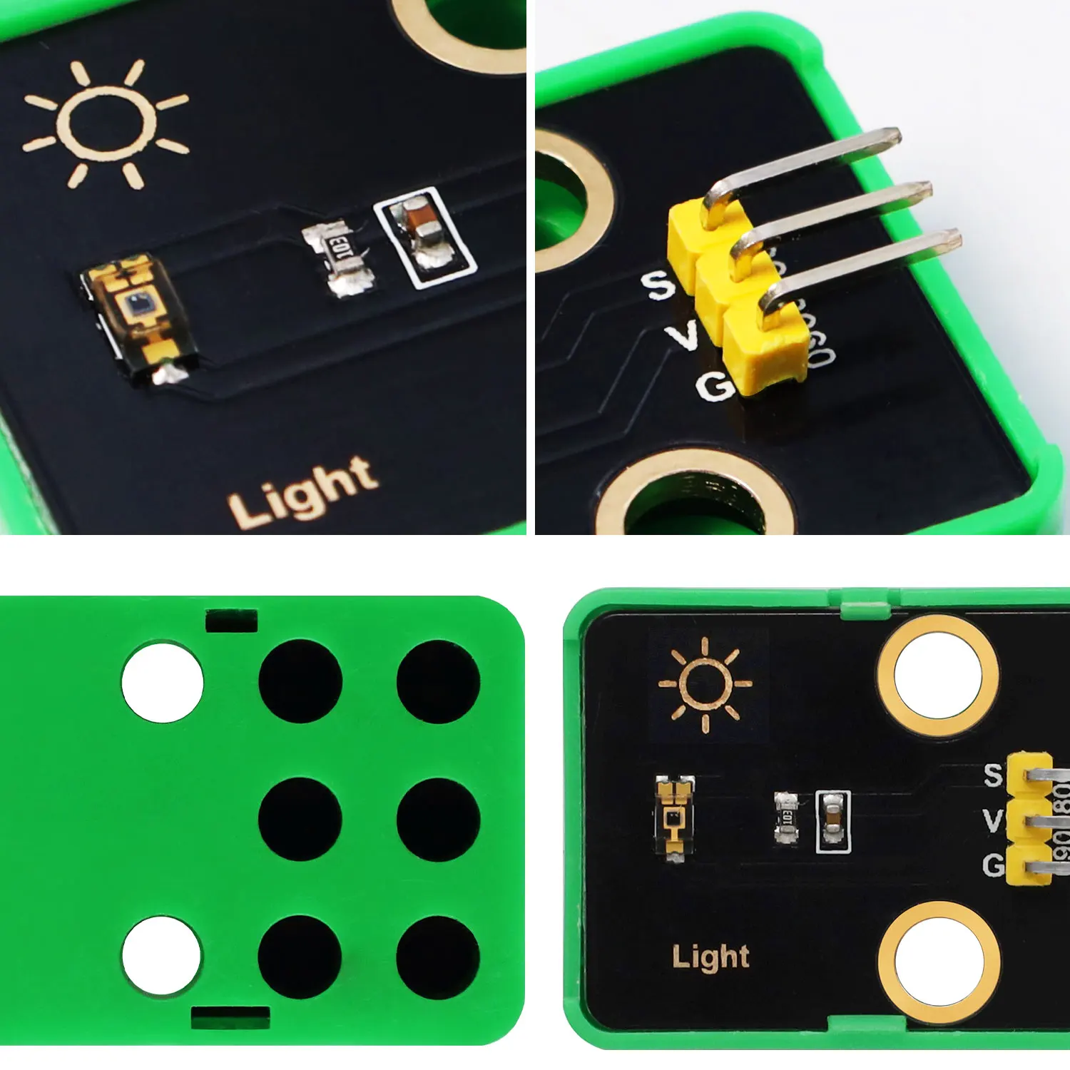 Sensor de intensidade de luz ambiente LED TEMT6000 para monitoramento de intensidade de luz Arduino Ajuste automático de luz