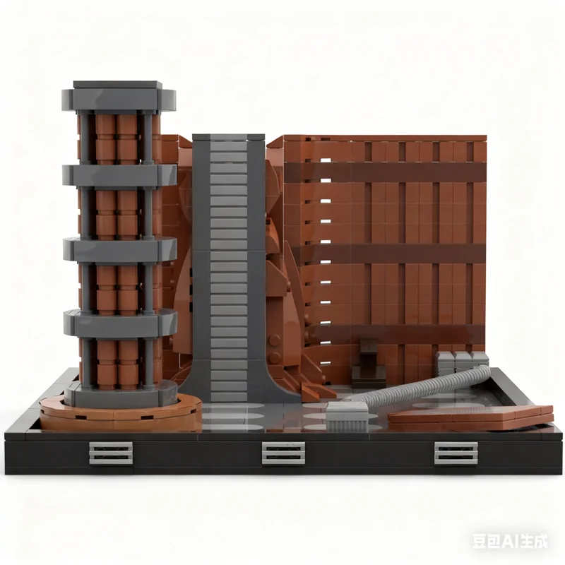 686pcs MOC Duel On Geonosis Diorama Star Battle Model Building Blocks Home Decor Desk Display Shelf Accent Room Gift For Adults