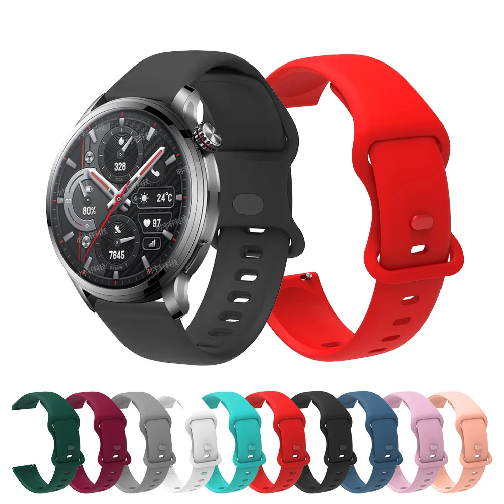 For Honor Watch 4 Pro Strap Silicone 22mm Sport Band Bracelet For Honor Magic 2 46mm/GS Pro/GS 3/Huawei GT 2 Accessories Correas