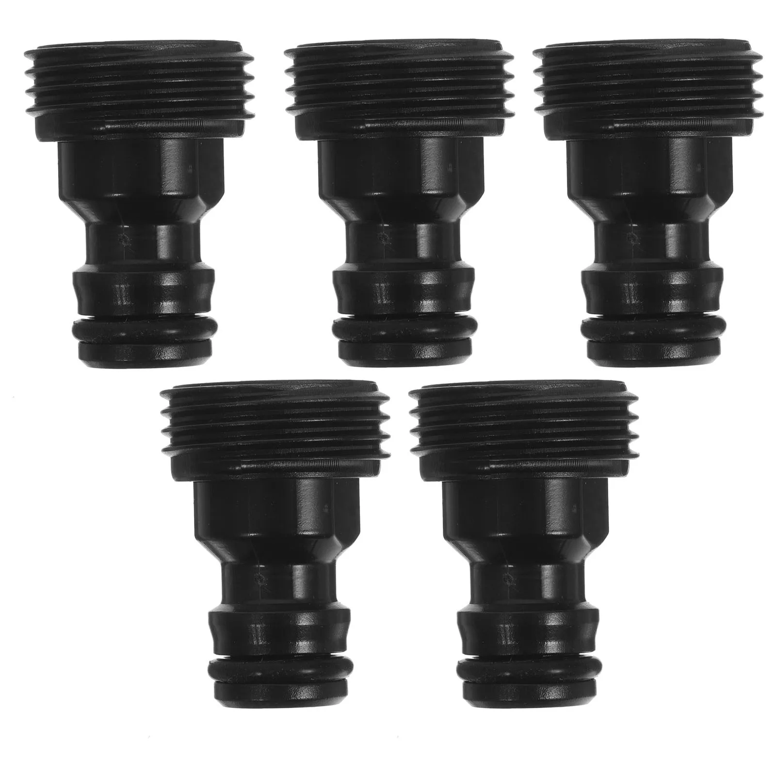 

5Pcs Durable Faucet to Hose Adapter Plastic Quick Connect Hose Connector Washing Machine Inlet Water Fitting Inlet Adapter