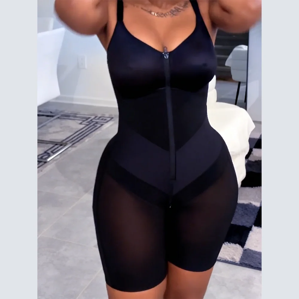 

Full Coverage Chest Faja Tummy Control Butt Lift Bodysuit Flat Stomach Sheath Hourglass Waist Shapewear