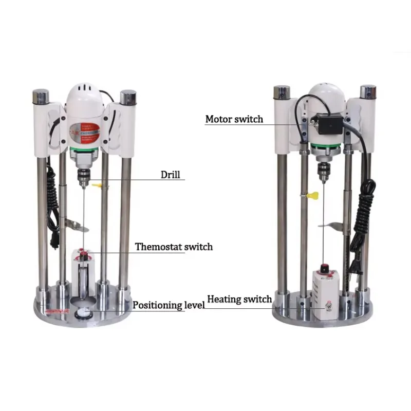 Electric Heating Cloth Punching Machine Garment Positioning Cutting Punch Tool