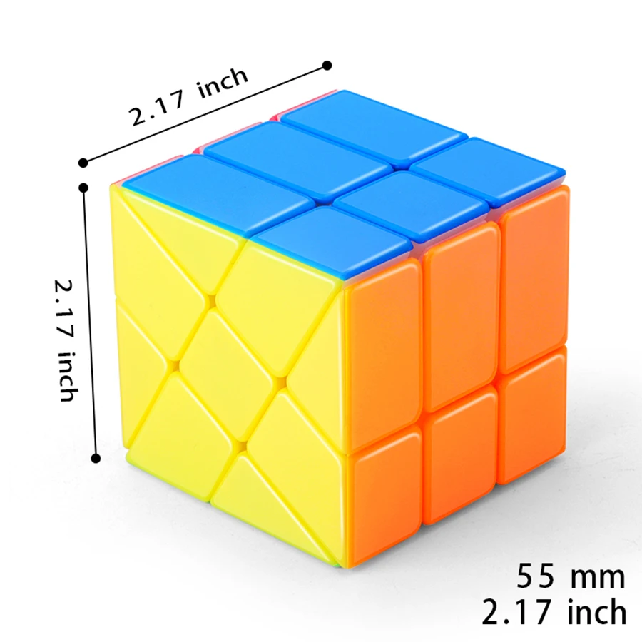 รูบิคมหัศจรรย์ทรงพิเศษ, รูบิกเวทมนต์กังหันลม2x3, เมจิกคิวบ์สแควร์1, รูบิคสำหรับผู้เริ่มต้น, ของเล่นเพื่อการศึกษา