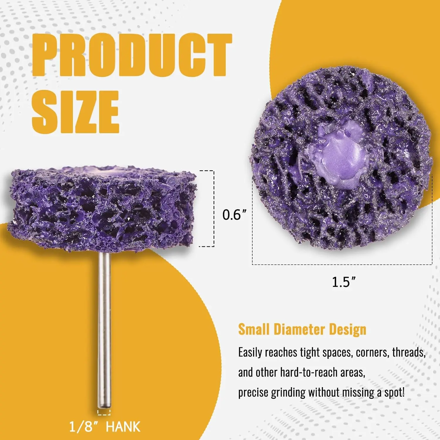 

10PCS Rust Remover Abrasive Wheel For Rotary Tool Remove Paint Polishing&Grinding Dischi Per Smerigliatrice