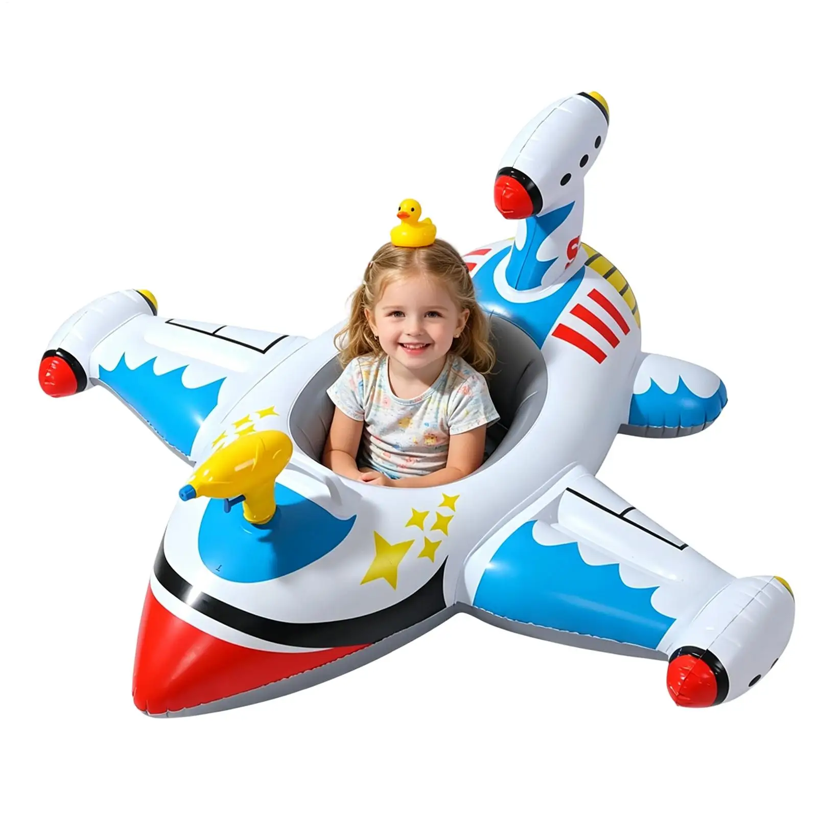 kids-airplane-water-float-comfortable-seat-blow-up-leakproof-raft-kids-airplane-swim-ring-water-toy-for-backyard-lake