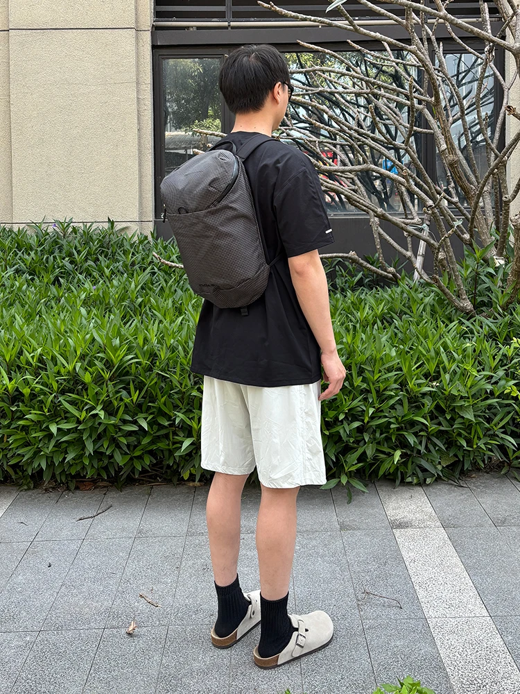 

Ultra-Light Portable Outdoor Konseal5 Bapa Travel Double oulder Bag Bla id Pattern Unbranded Sports Bag for Men An...