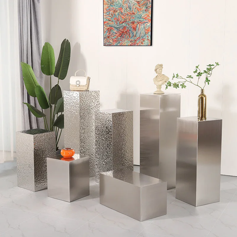 Stainless steel water ripple three-dimensional decorative display Zhongdao water table clothing model platform