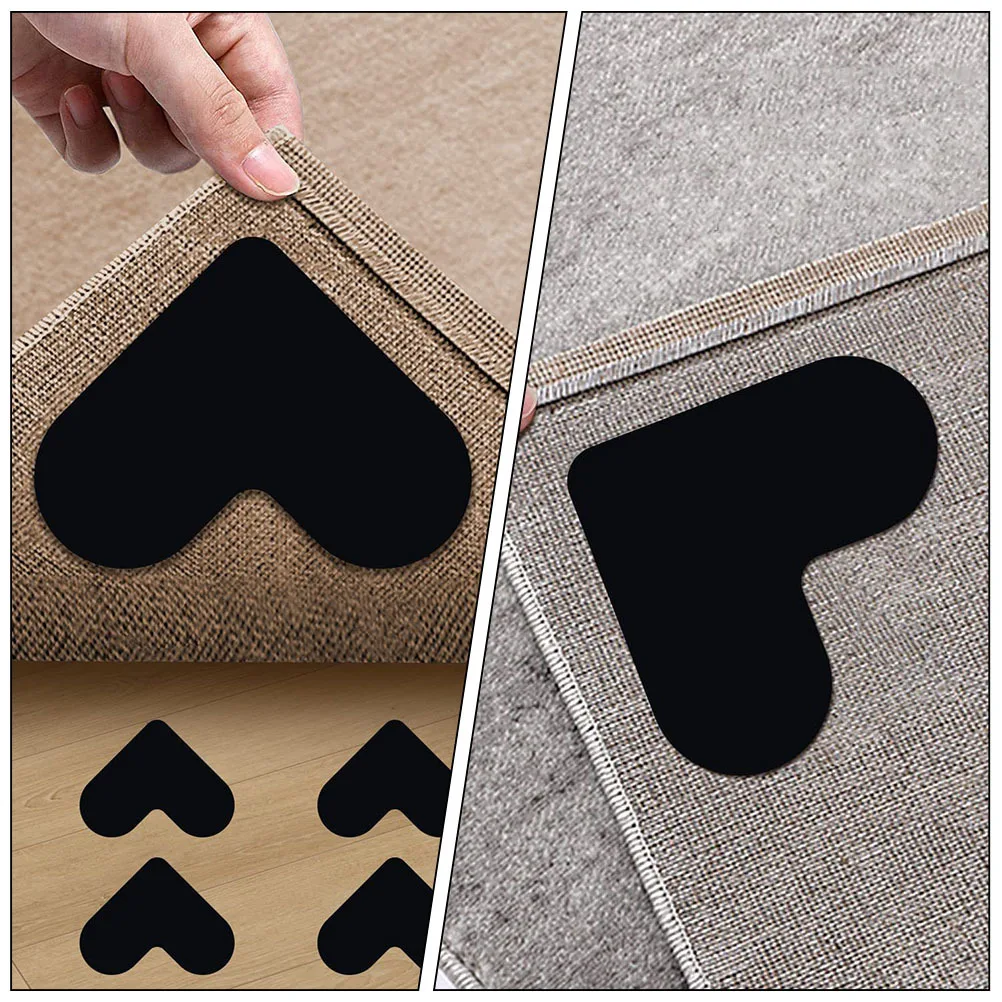 8 قطعة وسادة سجادة غير قابلة للانزلاق مادة موثوقة سهلة الاستخدام لا توجد آثار تقشر لأنواع الأرضيات المختلفة وسادة سجادة غير قابلة للانزلاق #4