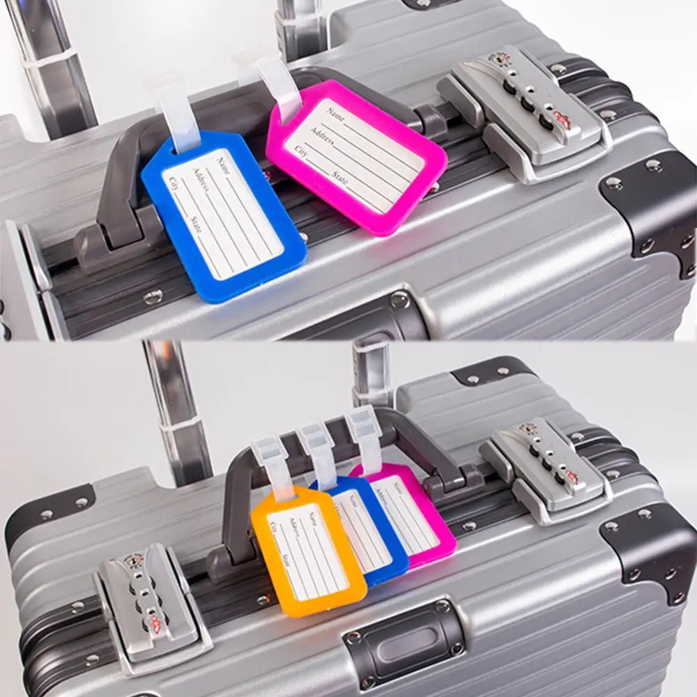 Handbag Label Travel Accessories Airplane Check-in Boarding Pass Airplane Suitcase Tag Luggage Tag Aluminum Alloy Listing