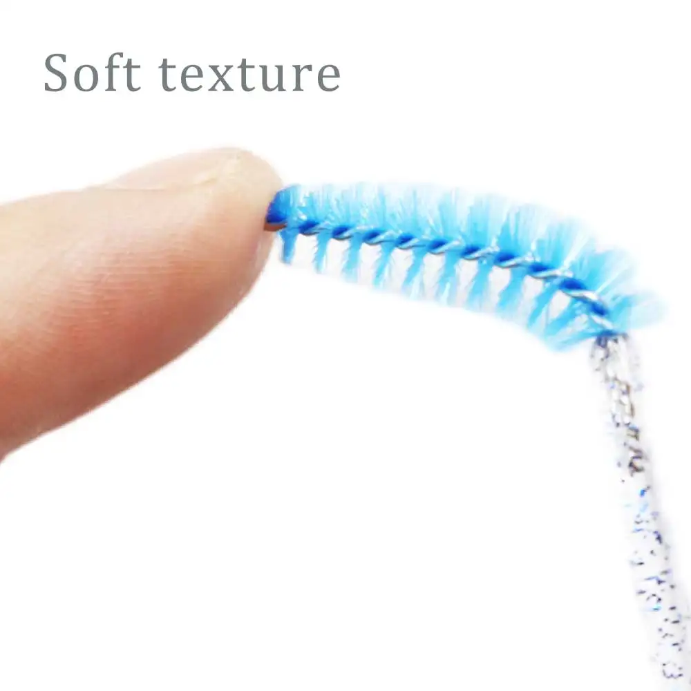 Disposable Crystal Eyelashes Brush Comb 50Pcs Eye Lashes Extension Mascara Wands Makeup Professional Makeup Beauty Tool