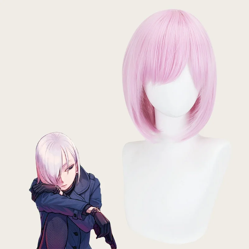 Fiona Frost Cosplay Costume Anime Spy X Family Dark Blue Duffel Coat shorts gloves wig halloween Women Outfit Set - view 6
