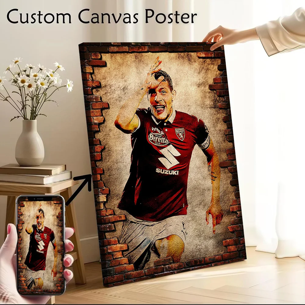 Andrea Belotti Canvas Poster Customizable Pictures Wall Art Canvas Painting for Specialty and Themed Home Decor Room Decoration