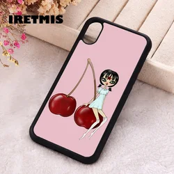 Iretmis Phone Cover Case For iPhone X XS Max XR 11 12 13 PRO MINI 14 15 16 Plus Rubber Silicone Cindy Kimberly