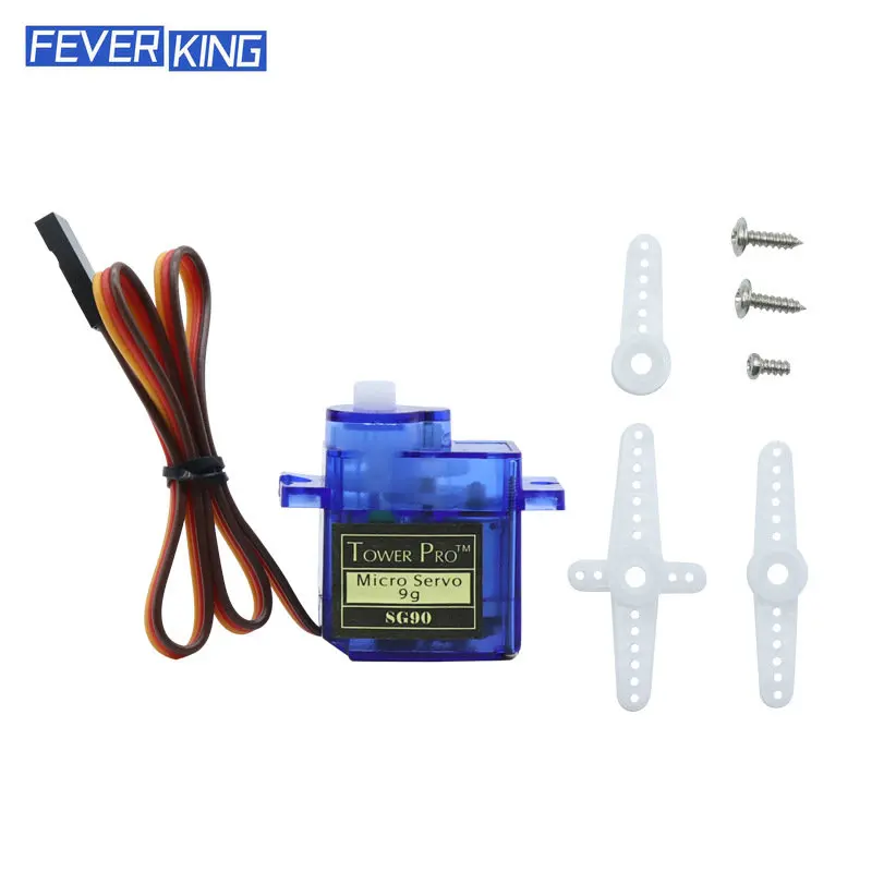 Official Smart Electronics Rc Mini Micro 9g 1.6KG Servo SG90 for RC 250 450 Helicopter Airplane Car Boat For Arduino DIY