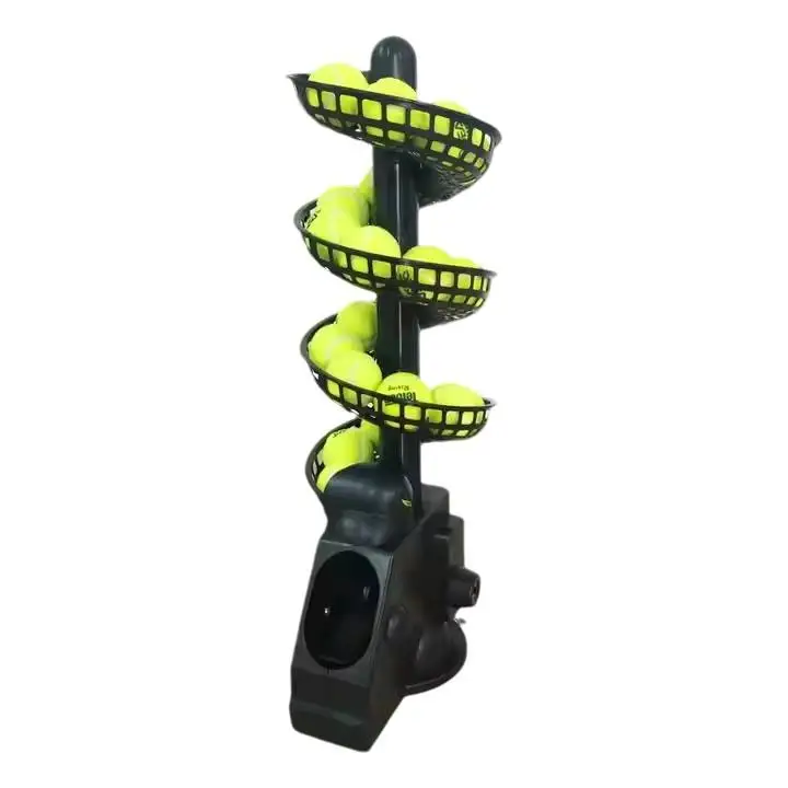Tennis ball throwing machine tennis multi-ball portable training device for indoor and outdoor children and adults