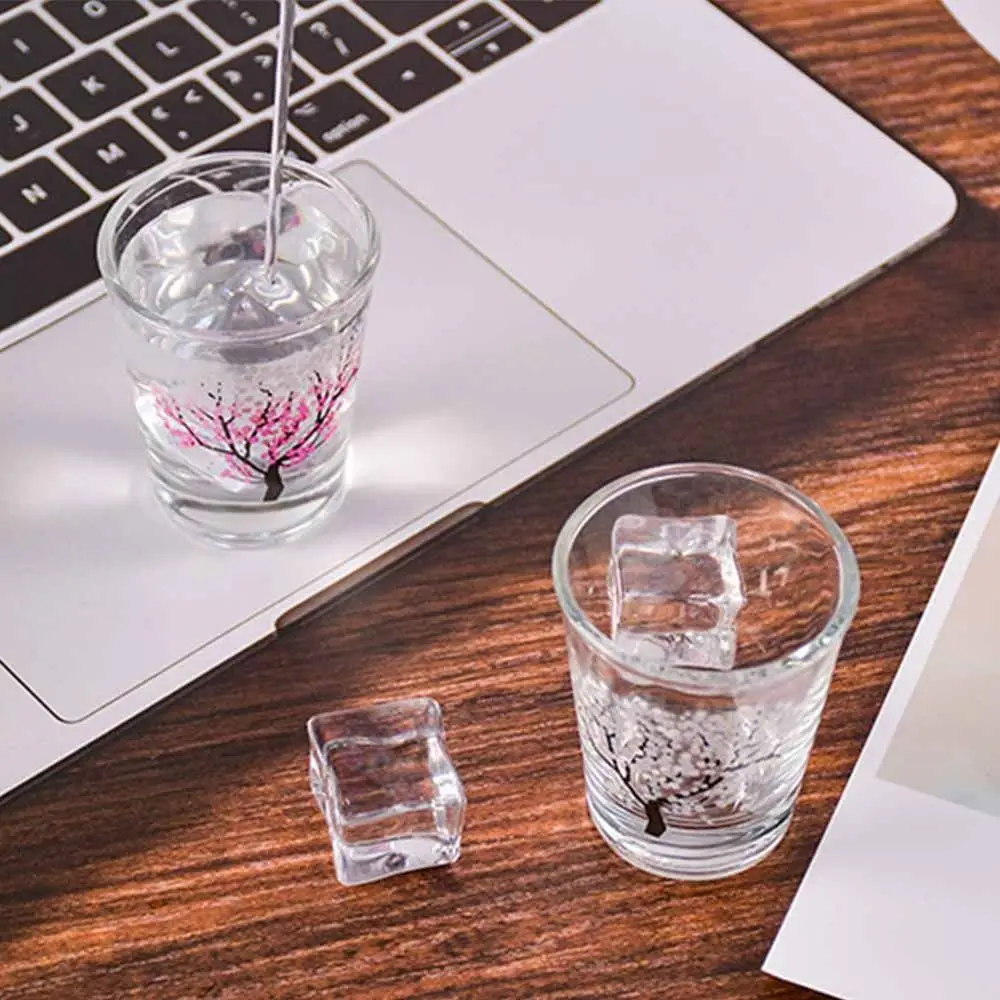Durable Liquor Small Color Changing Glass Wine Glass Sakura Cup Baijiu Water Cup