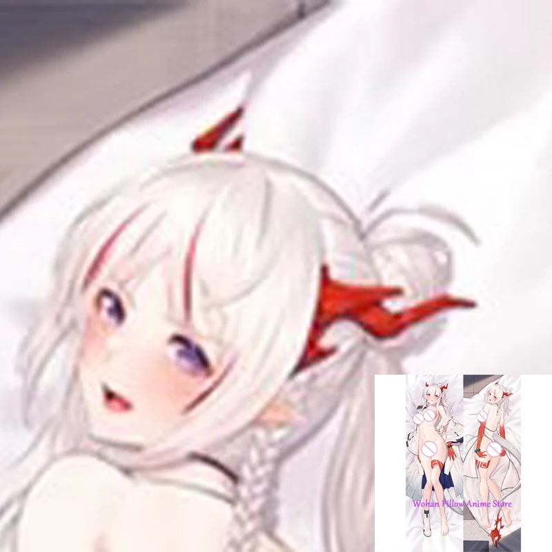 

Dakimakura Anime Pillow Cover Nian Double Sided Print Life-size Halloween Christmas Decoration
