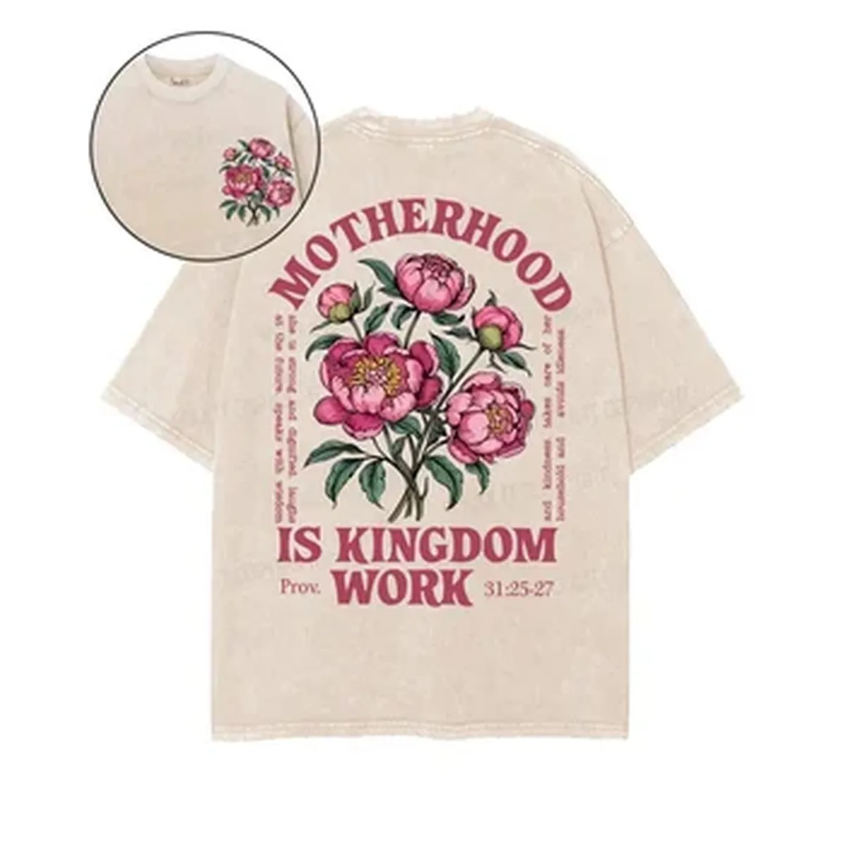 Harajuku Flower Printed T-shirt Gothic Y2k Washed Oversized T Shirt Summer Short Sleeve Casual Cotton Tee Top Men Women Clothing