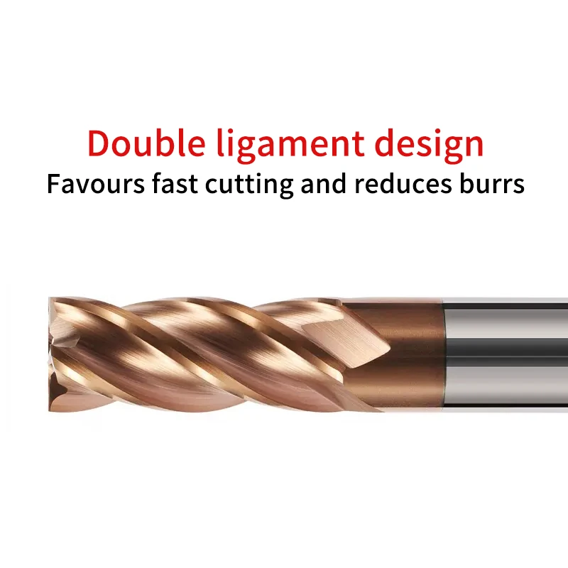 Chowmaster HRC55 كربيد نهاية مطحنة 1 2 4 6 8 10 12 14 20 مللي متر 4 المزامير قاطعة المطحنة قطع الحديد CNC Maching EndMill قاطعة المطحنة #6