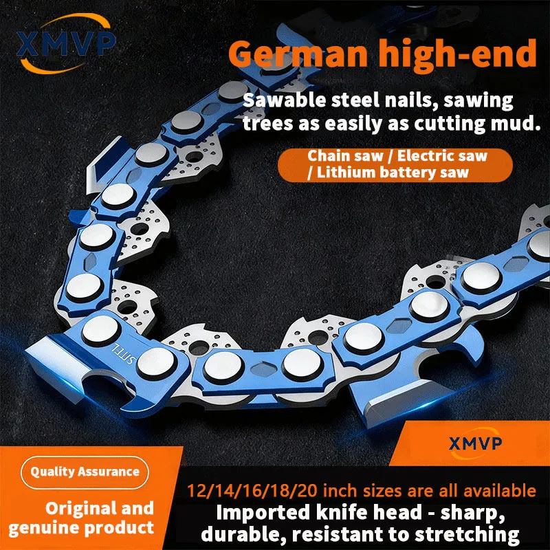 Chain for chainsaw 12/16/18/20 inches, electric saw, lithium battery saw, universal chain, imported blade head