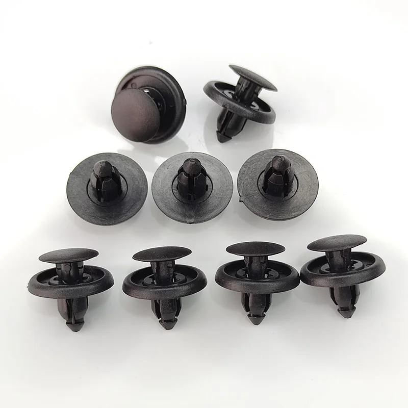 30Pcs Nylon Bumper Fender Hood Retainer Clips Rivets Car Auto Fastener Clip Door Trim Panel Fits 7mm Hole for Toyota 90467-07166