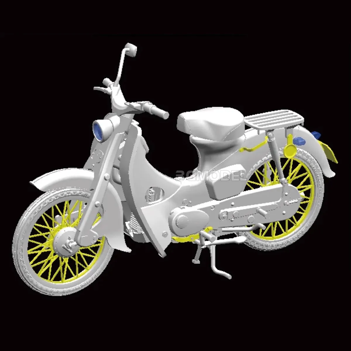 Nowe MODELE GECKO 1/35 Model Roweru Motocykla Południowo-Wietnamski Cywilski Model Narzędzi do Jazdy 35GM0133 Niemalowany Kolekcjonerski Prezent na Zamówienie