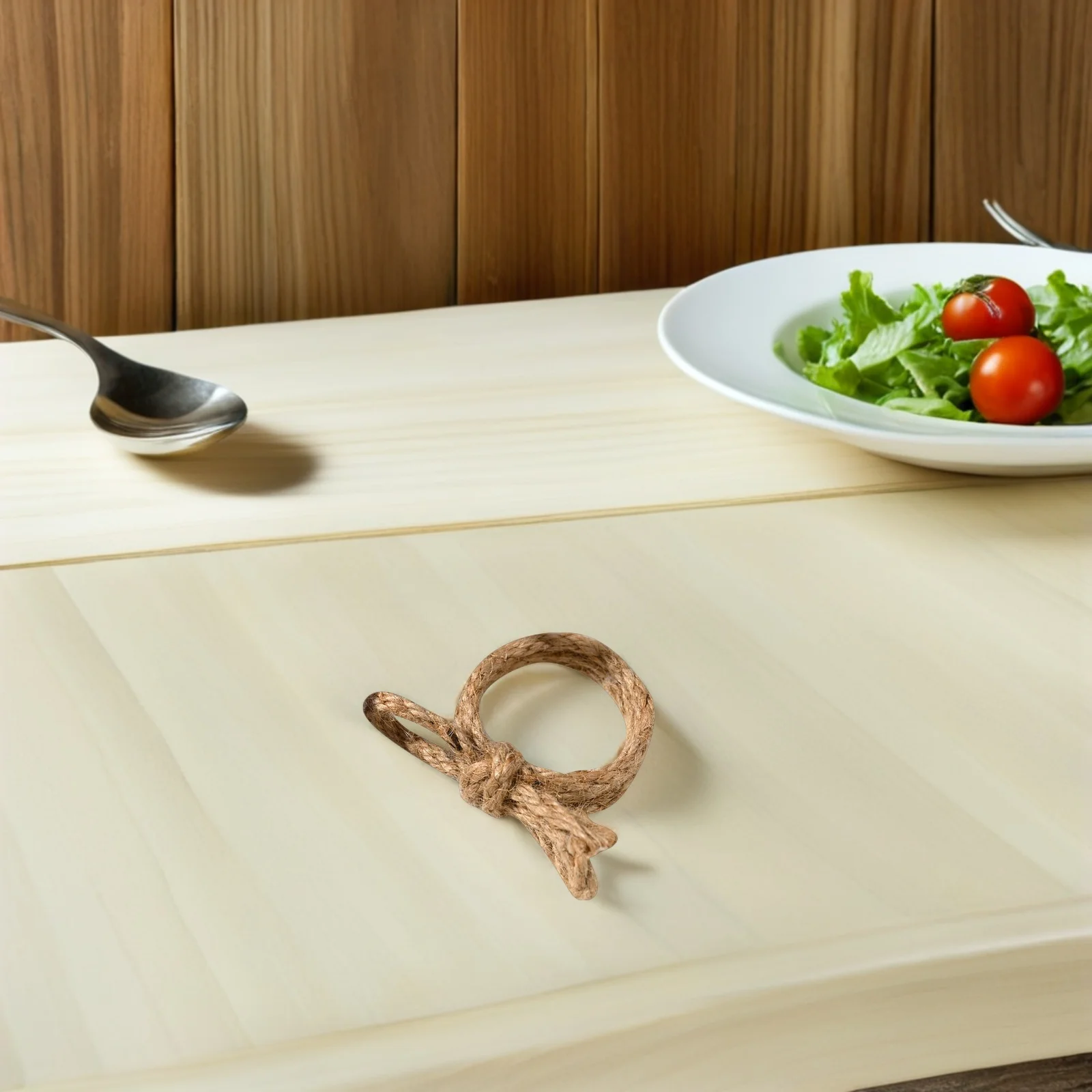 

6Pcs Jute Bow Napkin Rings Rustic Handmade Burlap Bowknot Napkin Buckles Wedding Table Decoration Farmhouse Holiday Dinner