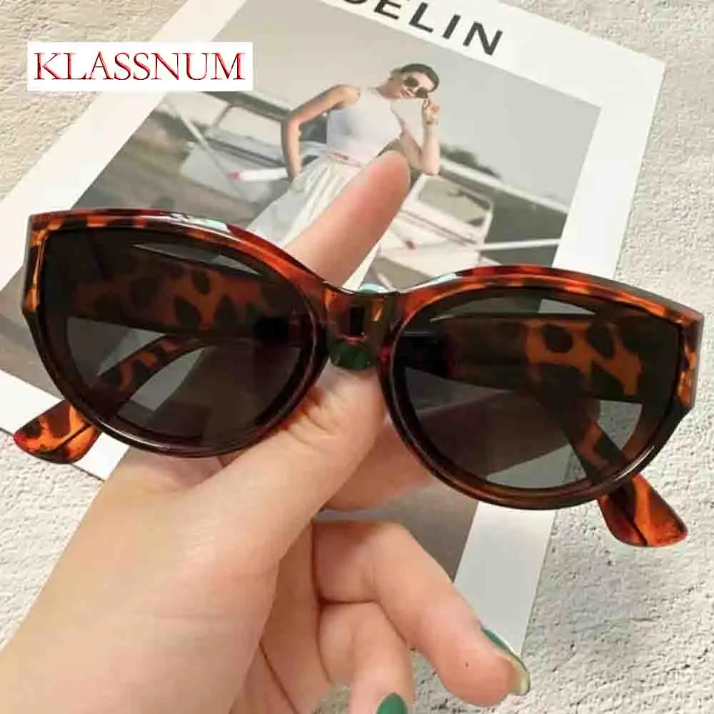 Солнцезащитные-очки-klassnum-luxury-cats-eye-для-женщин-ретро-с-маленькой-черной-оправой-корейские-модные-узкие-очки-в-стиле-y2k-защита-от-УФ-излучения-uv400