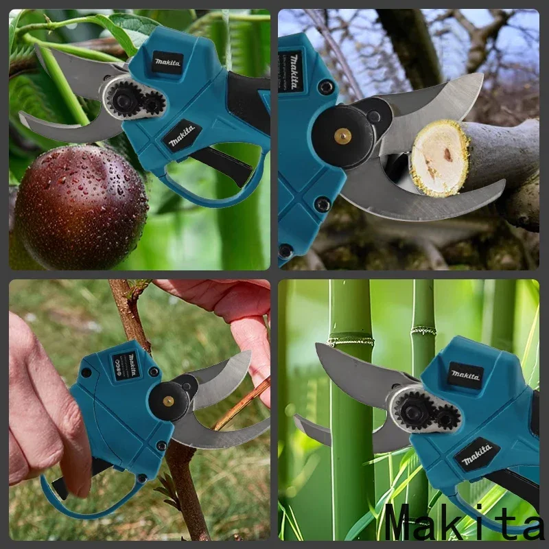 

Бесщеточные электрические ножницы Makita 18В, аккумуляторные секаторы, многофункциональный инструмент для обрезки плодовых деревьев и веток, садовый инструмент, новинка
