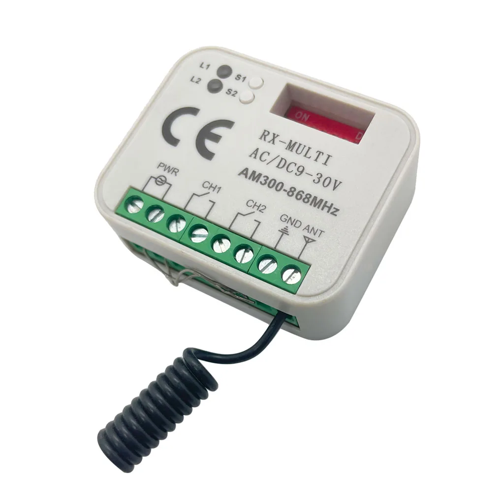 جهاز استقبال متعدد التردد، حاجز مرور وقوف السيارات 300 ميجا هرتز-868 ميجا هرتز، 300 ميجا هرتز، 310 ميجا هرتز، 315 ميجا هرتز، 318 ميجا هرتز، 390 ميجا هرتز، 433.4 ميجا هرتز، 433 ميجا هرتز، 433.92 #5