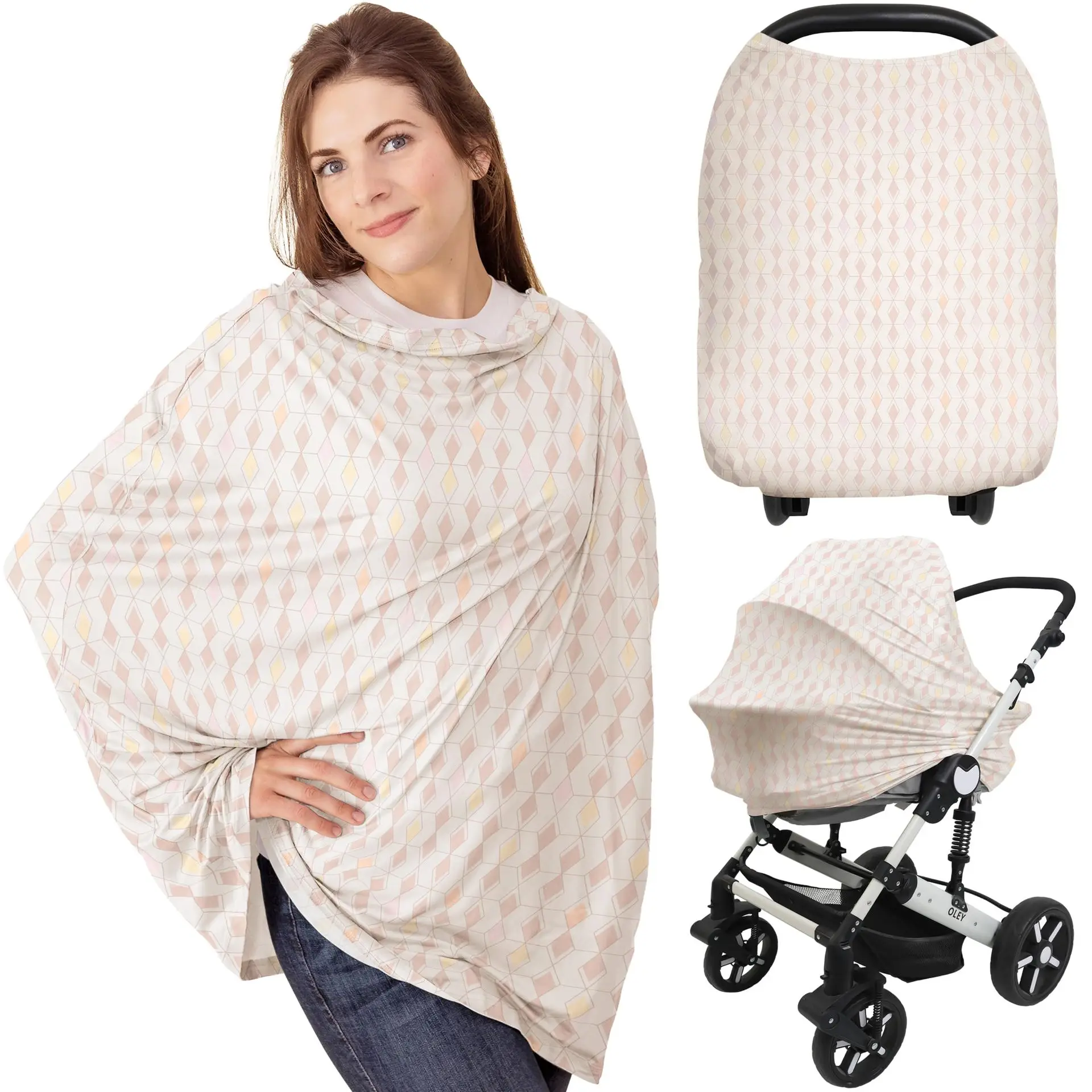 

Breastfeeding towel, safety seat, sunshade, windshield, stroller, basket cover, breast cover.