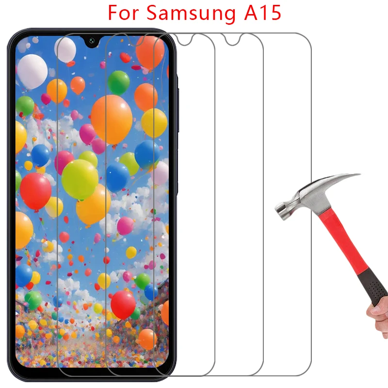 Funda de vidrio templado para Samsung Galaxy A15 4G 5G, carcasa trasera para Samsung A15, Galaxy A15, A 15, 15A, 4, 5G