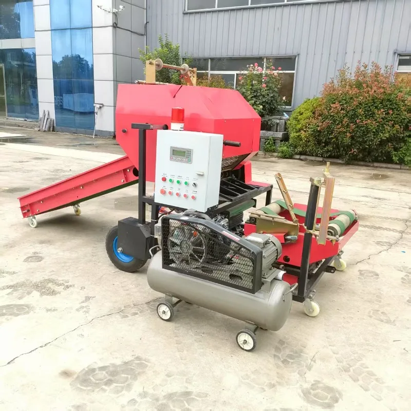 Customized Multifunctional Silage Baling Wrapping Combo Machine Tractor Driven Forage Silage Making Equipment