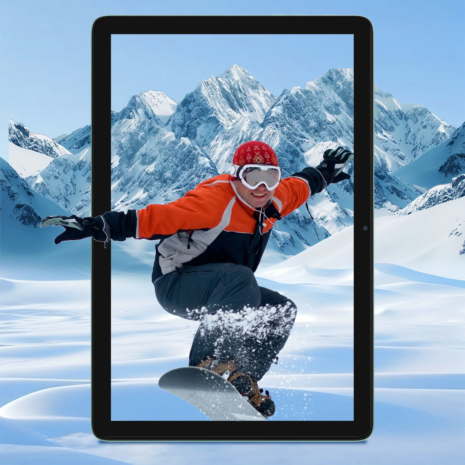 Tablet Android BAKEN de 10,1 polegadas, processador quad-core, 4 (2 + 2) GB + 64 GB, memória expansível de 1 TB (precisa ser adquirida separadamente), W