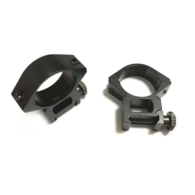 2 unids/pack 30mm anillo de montaje para mira telescópica táctica 20mm carril de cola de milano perfil alto para mira telescópica caza montaje linterna pista
