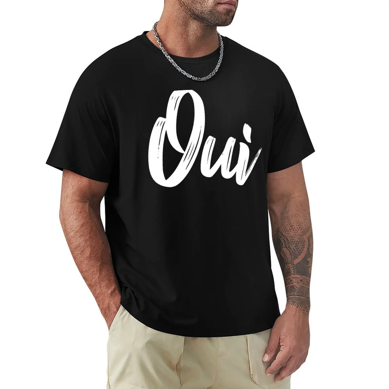 

Oui T-Shirt Funny t-shirts clothes blue lock mens clothes