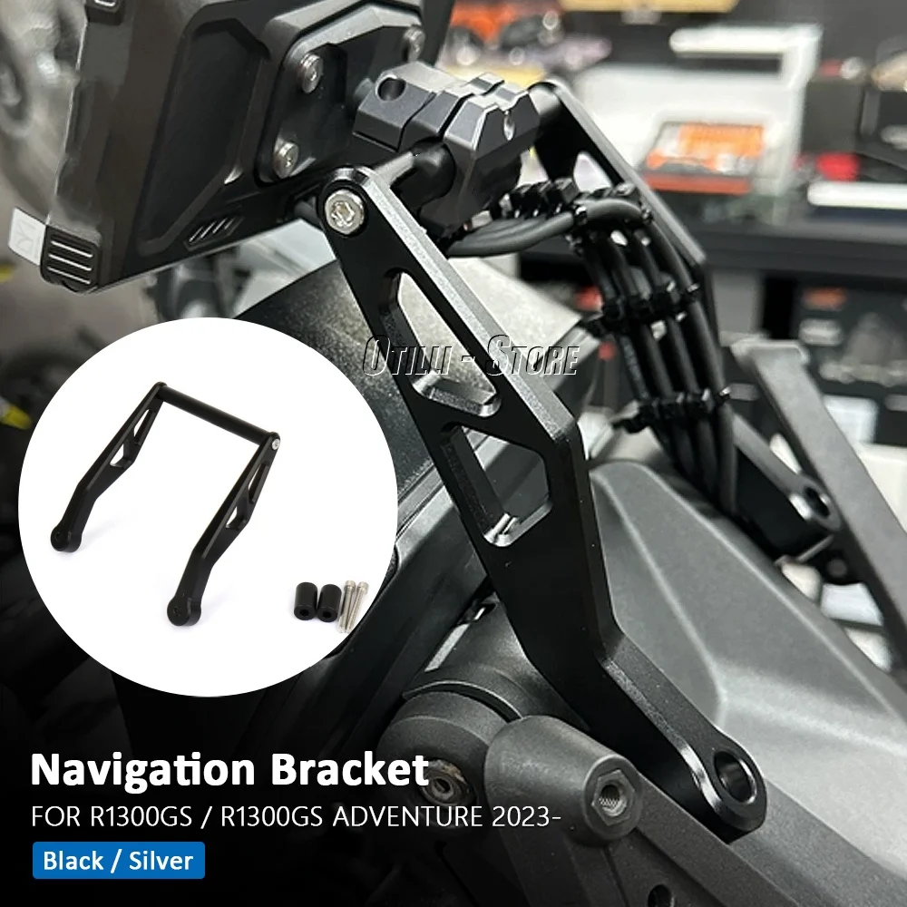 

For BMW R1300GS R1300 GS 2023 R 1300 GS ADV 2024 Motorcycle Wireless Phone Holder GPS Navigation Plate Bracket Handlebar Adapter