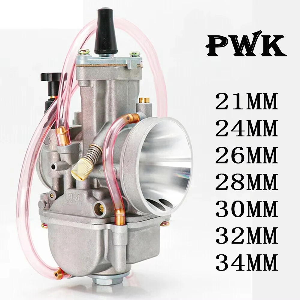 

Motorcycle PWK Carburetor 21 24 26 28 30 32 34mm With Power Jet 2T 4T Racing Motor ATV Quad Go Kart Dirt Bike Scooter 50-250cc