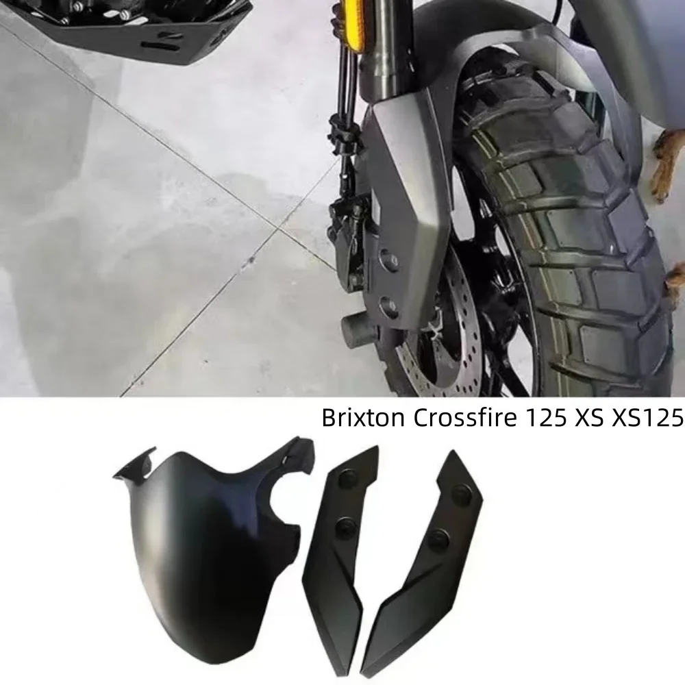 New Front Fender Fit Crossfire 125 XS Mudguard Splash Mud Guard Protector Wheel Hugger for Brixton Crossfire 125 XS Xs125