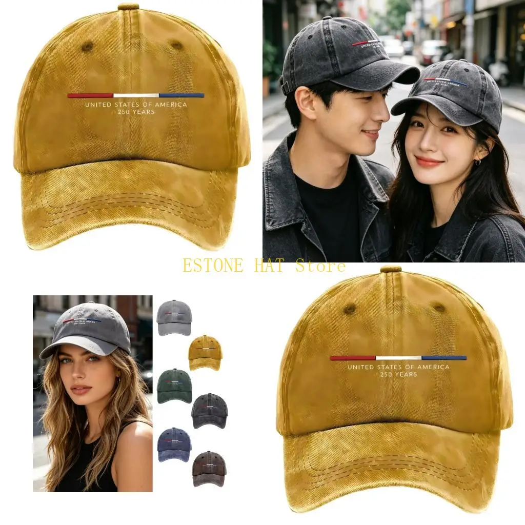 49MF Embroidered Casual Baseball Hat for Commuting and Daily Wear