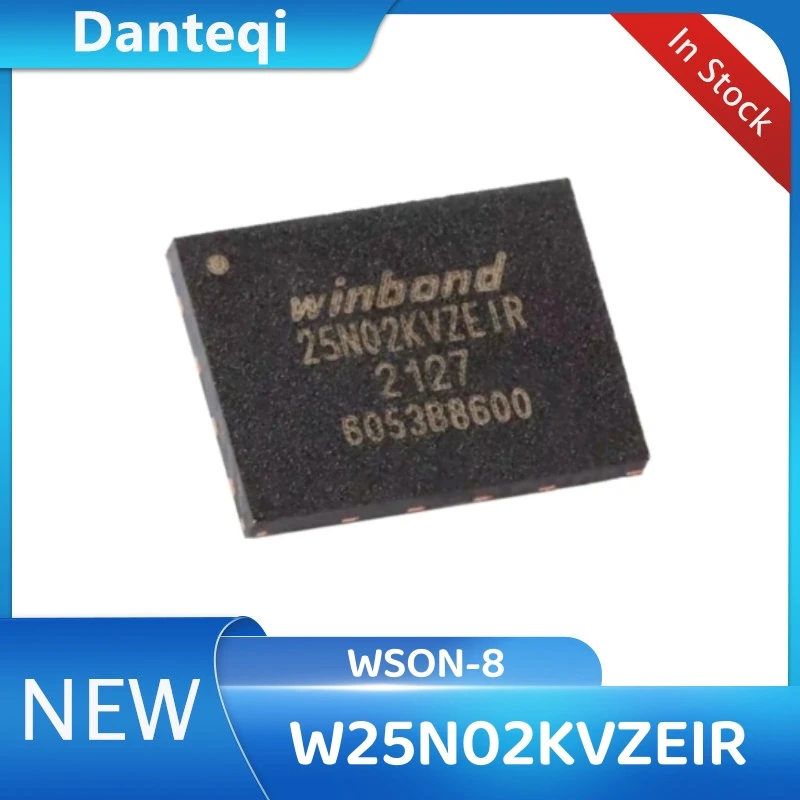 2PCS~10PCS/LOT W25N02KVZEIR WSON-8 New Original In Stock