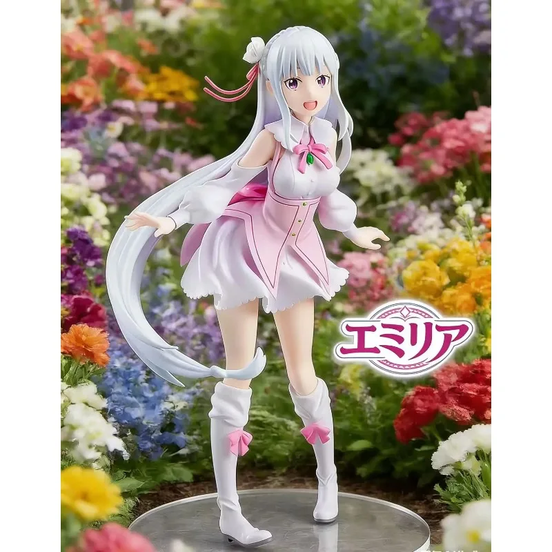 17cm Re: Zero Starting Life in Another World Anime Figure Emilia Action Figures Kawaii Memory Snow Emilia Collection Model Toys