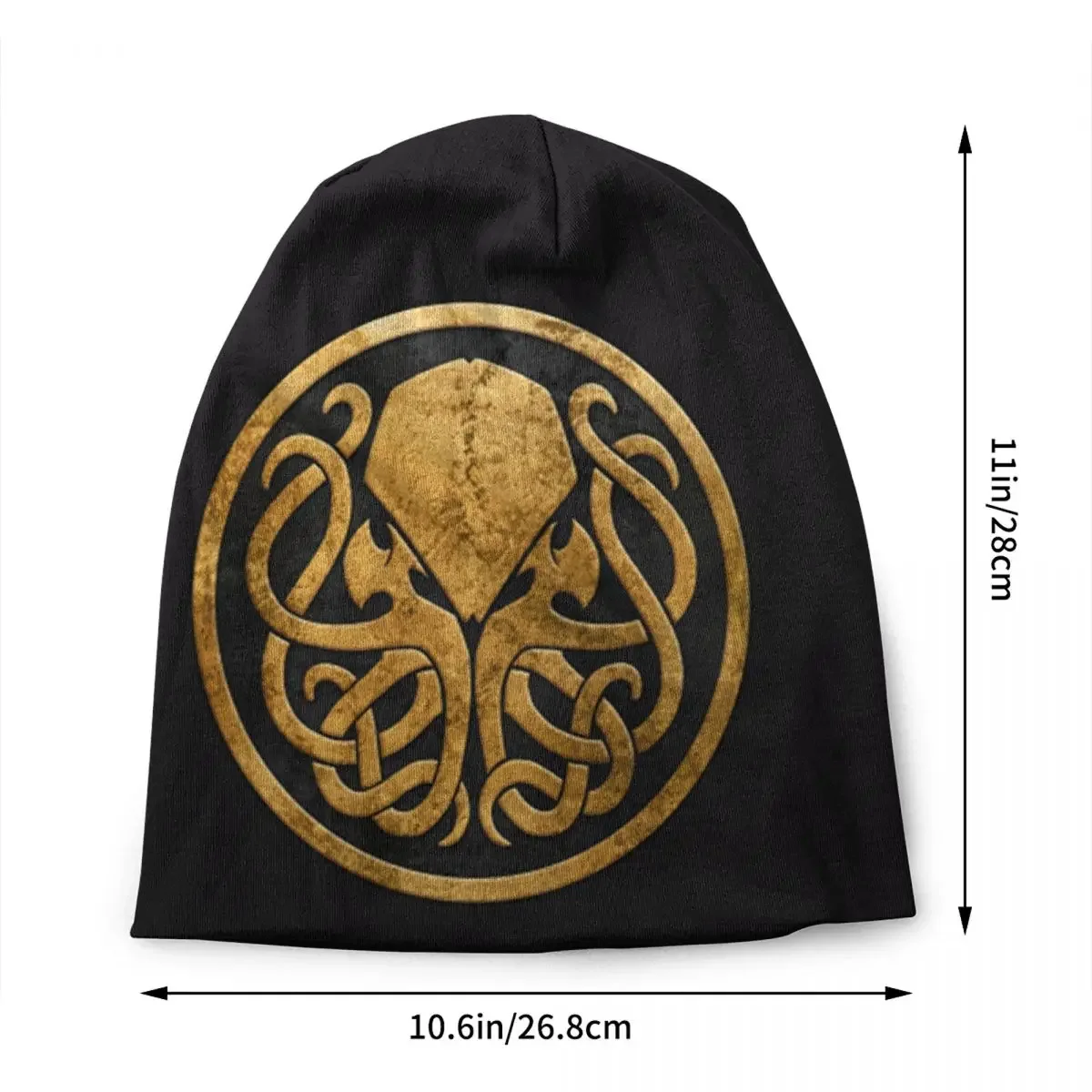 Call Of Cthulhu Bonnet Hats Cool Knitting Hat For Men Women Autumn Winter Warm Lovecraft  Movie Skullies Beanies Caps