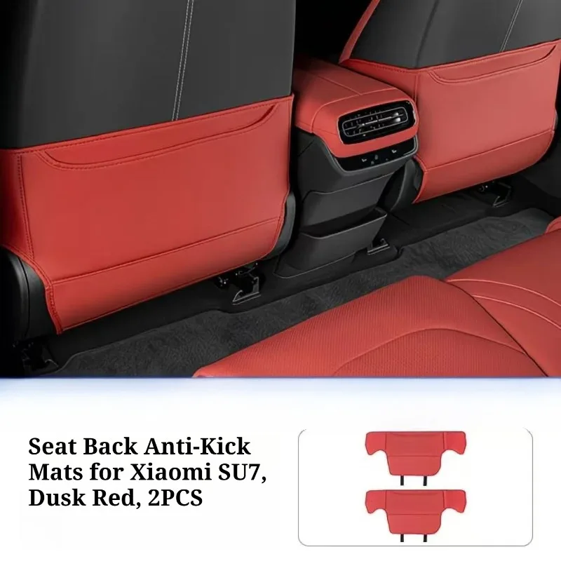 

OEM Color Seat Back Anti-Kick Mats Specially for Xiaomi SU7, Rear Seat Anti-Scratch Protector Modified Interior Car Accessories