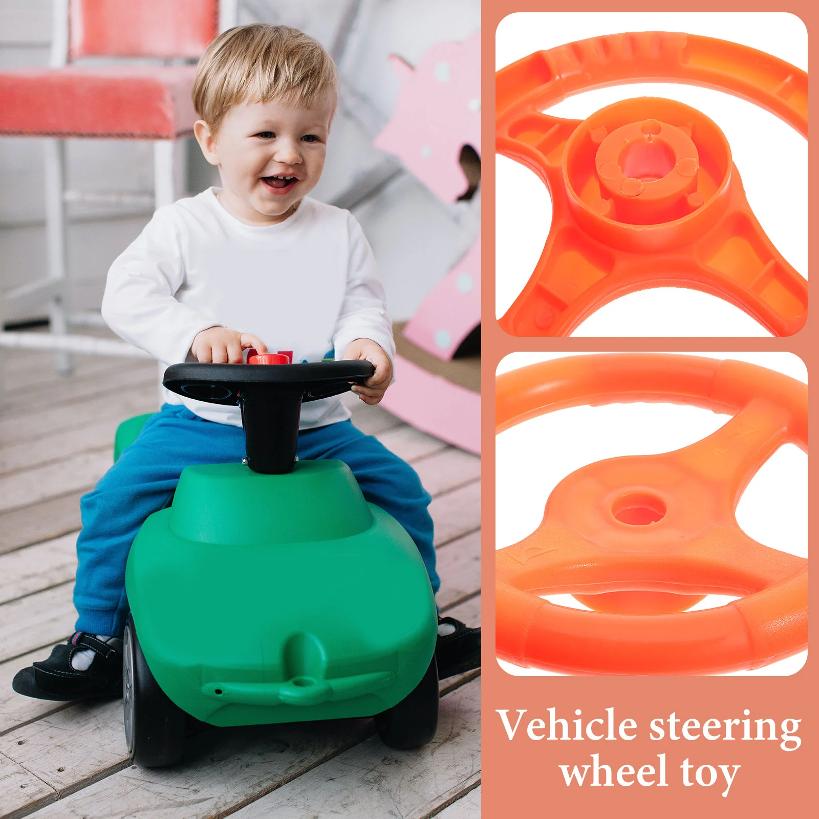 Toys Playground Steering Wheel Children Accessories for Plastic Swing Disc Toddler Car