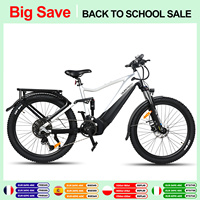 【3 Day delivey】 accolmile Electric Mountain car fuel eMTB 48V 750W Bafang Mid Motor Intube 20Ah Battery Max Speed 50 KM/H