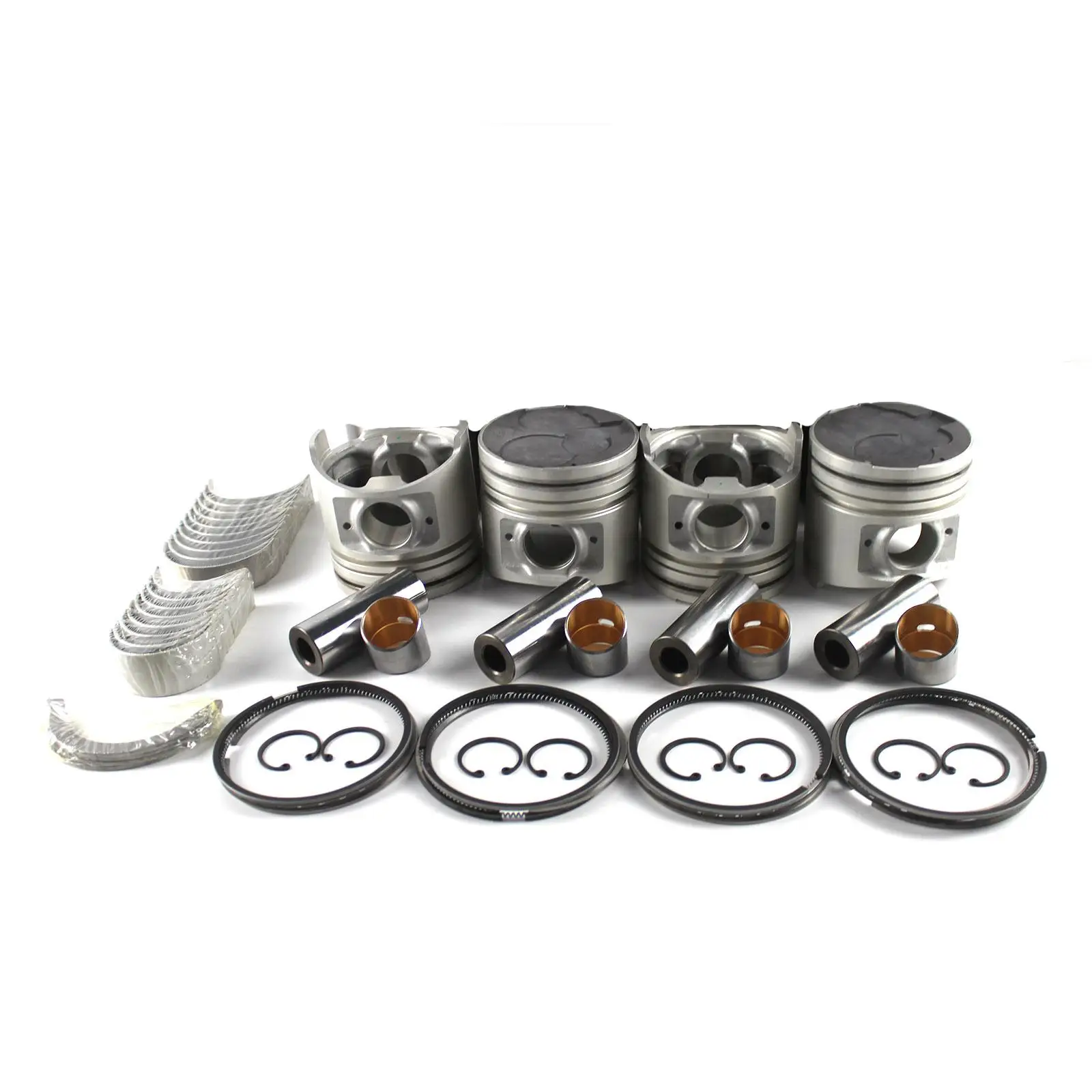 Mitsubishi 4M40 4M40T Pistons&Ring Set + Bearing Set for CAT Sumitomo Excavator