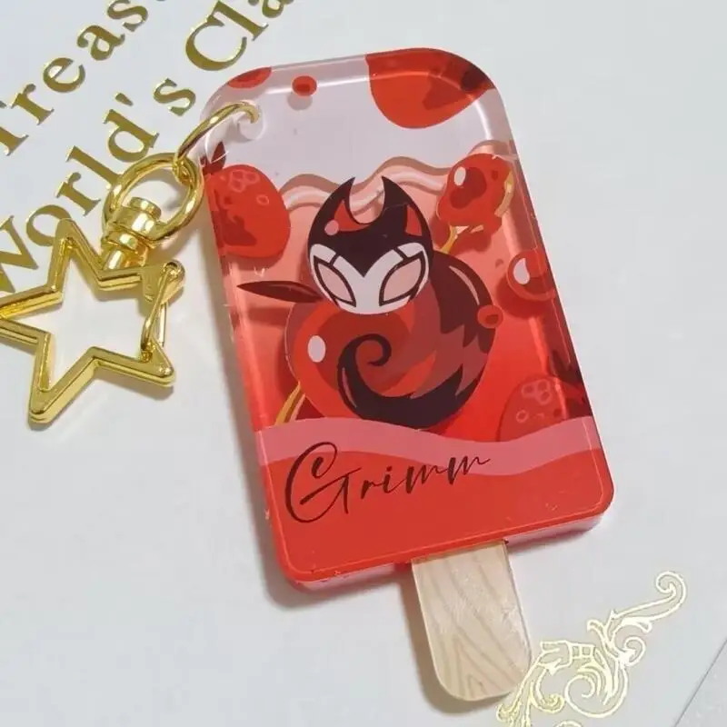 พวงกุญแจอะคริลิคฮอร์เน็ตจาก Hollow Knight ของเล่นเสริมเกมสำหรับเด็กผู้ชาย ของตกแต่งกระเป๋า itabag จี้ห้อยกระเป๋า อุปกรณ์ตกแต่งซิป