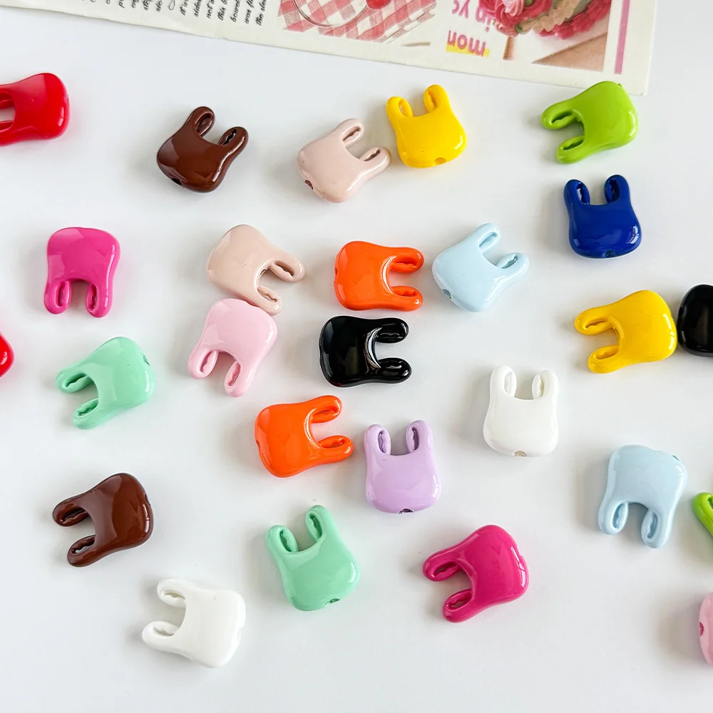 

Cordial Design 300Pcs 14*17MM Hand Made/DIY Fancy Beads/Paint Effect/Jewelry Findings & Components/Bag Shape/Acrylic #19186